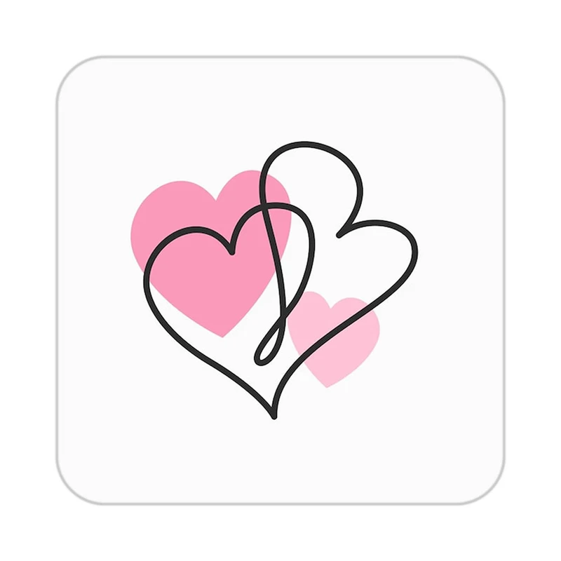 زیر لیوانی کاکتی طرح عاشقانه مدل mp40356