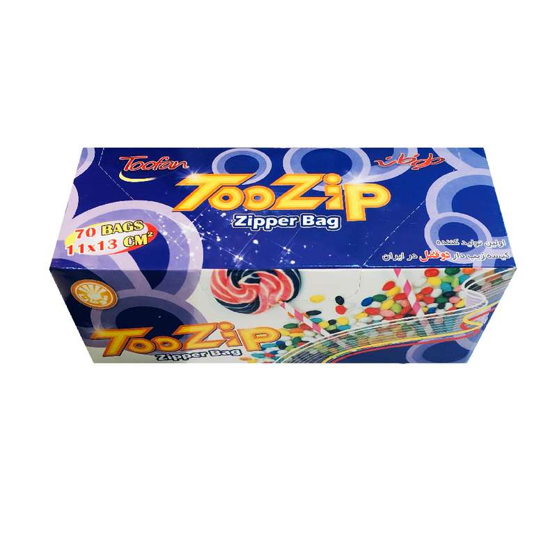 کیسه زیپ دار کد X-369 بسته 70 عددی
