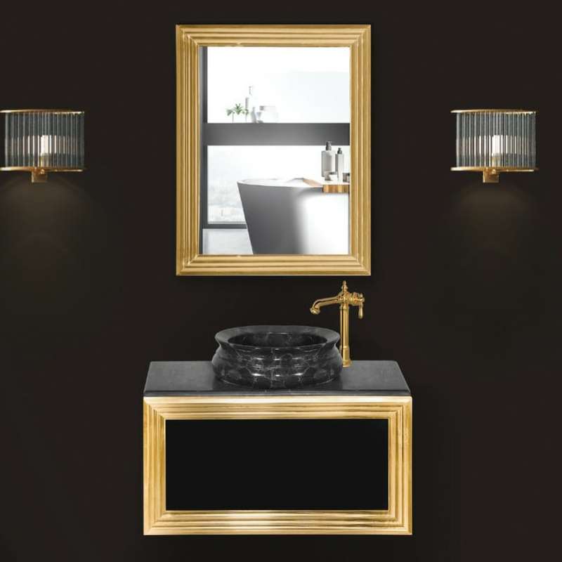 ست کابینت و روشویی مدل 4053 به همراه آینه 