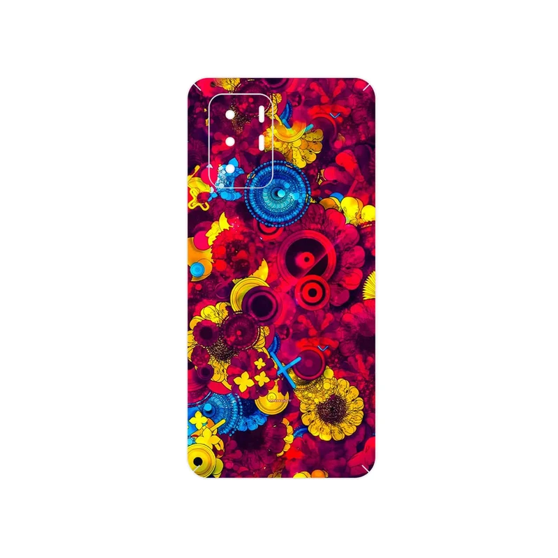 برچسب پوششی ماهوت مدل Vector Flower Garden Digital Art مناسب برای گوشی موبایل شیائومی Poco X3 GT 5G