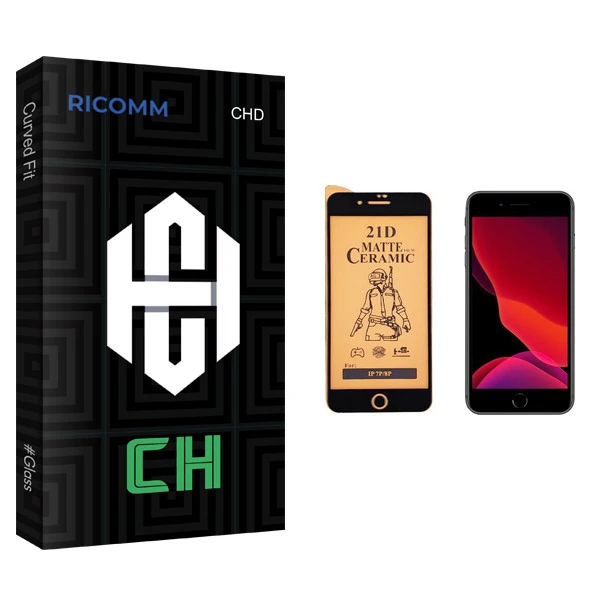 محافظ صفحه نمایش سرامیکی ریکام مدل CH glass مناسب برای گوشی موبایل اپل iPhone 8 Plus