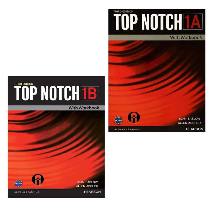کتاب Top Notch 1 اثر Joan Saslow And Allen Ascher انتشارات الوندپویان دو جلدی