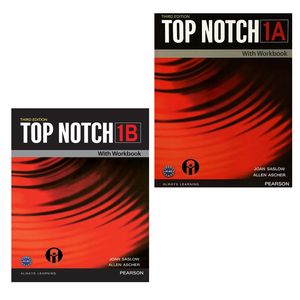 نقد و بررسی کتاب Top Notch 1 اثر Joan Saslow And Allen Ascher انتشارات الوندپویان دو جلدی توسط خریداران