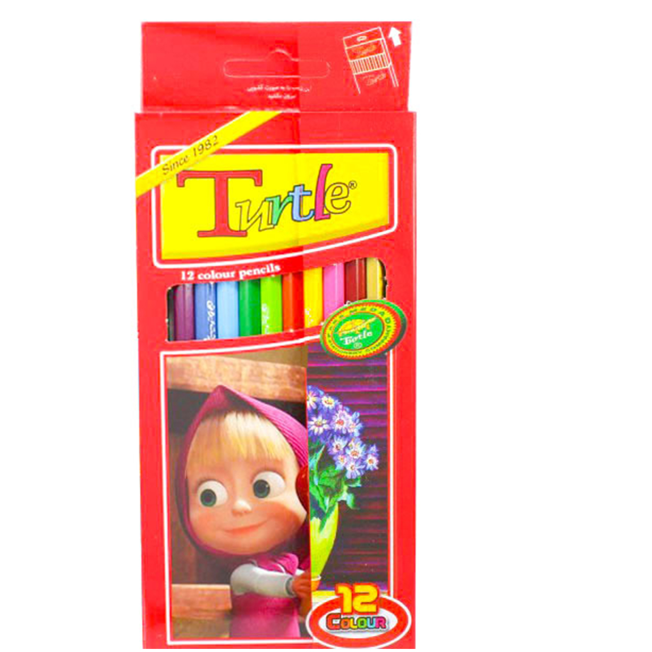 مداد رنگی 12 رنگ ترتل کد 6