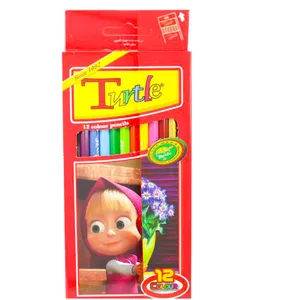 مداد رنگی 12 رنگ ترتل کد 6