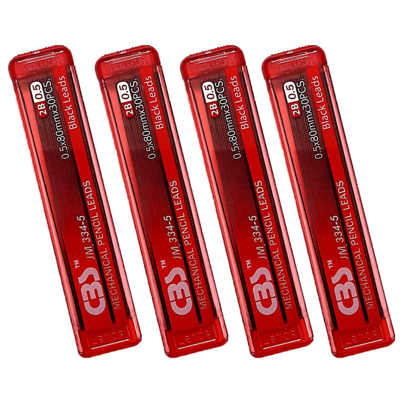 نوک مداد نوکی 0.5 میلی متری سی بی اس مدل 2B بسته 4 عددی