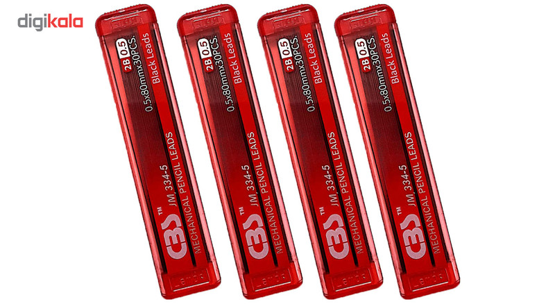 نوک مداد نوکی 0.5 میلی متری سی بی اس مدل 2B بسته 4 عددی