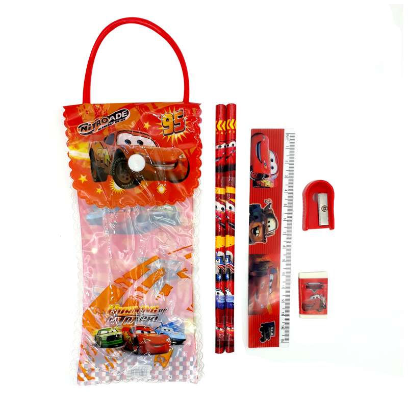 مجموعه 5 تکه نوشت افزار طرح ماشین مکویین کد MK148