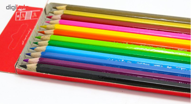مداد رنگی 12 رنگ ترتل کد 4