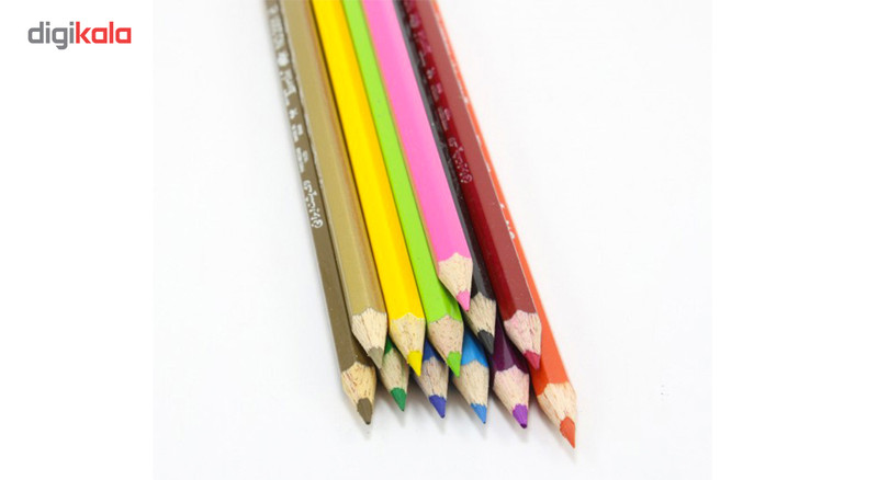 مداد رنگی 12 رنگ ترتل کد 4