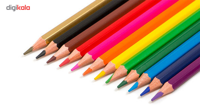 مداد رنگی 12 رنگ ترتل کد 4