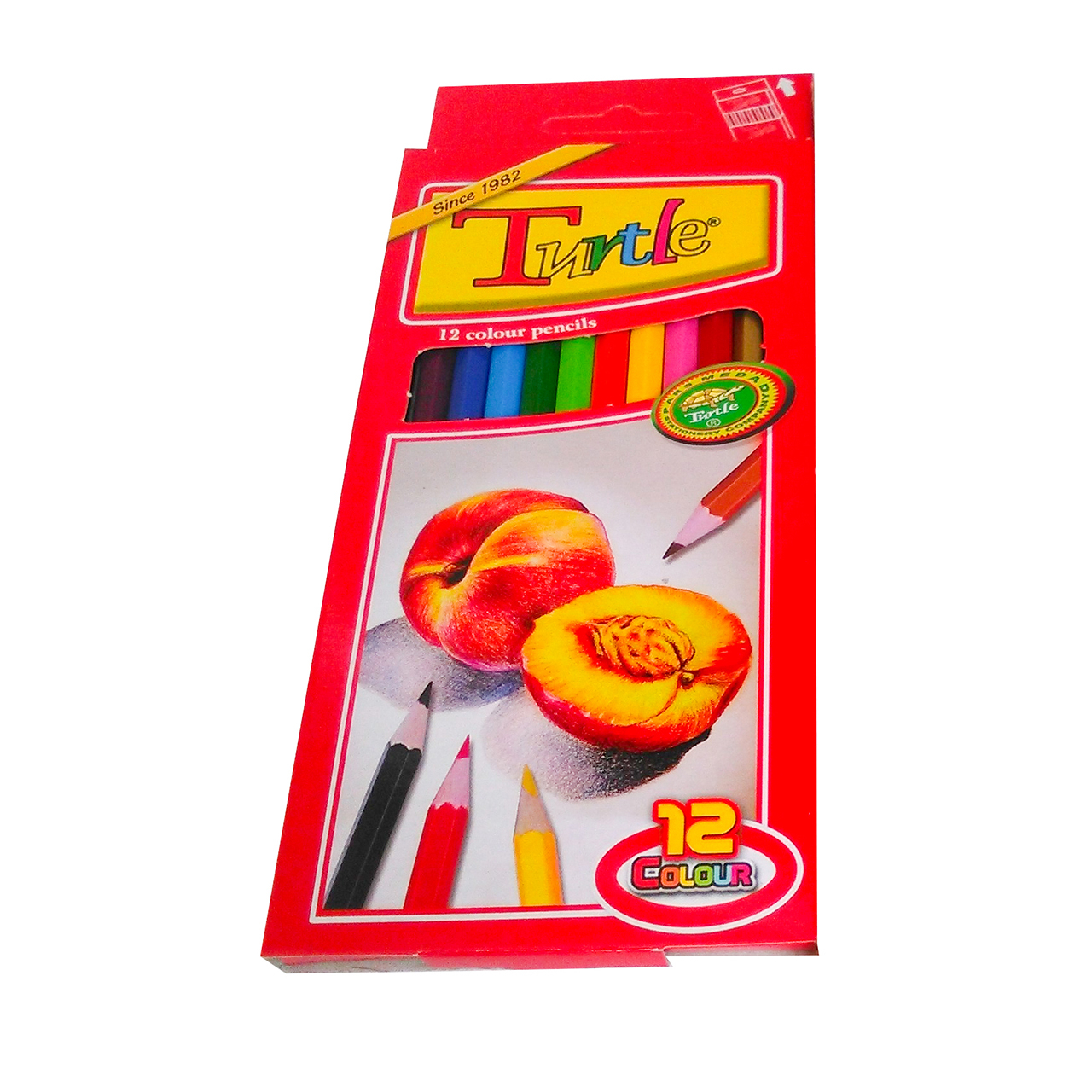مداد رنگی 12 رنگ ترتل کد 2