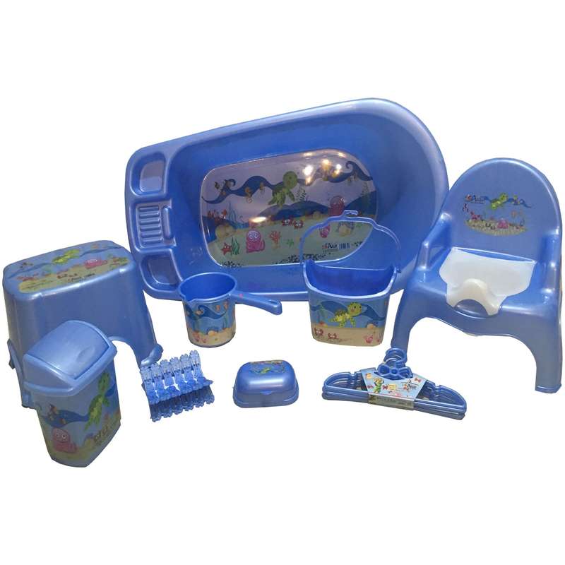 ست 9 تکه وان حمام کودک آذر مدل NKRD2