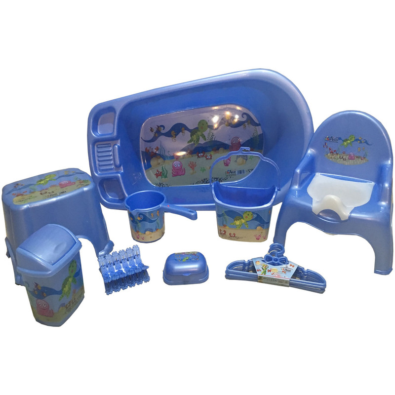 ست 9 تکه وان حمام کودک آذر مدل NKRD2