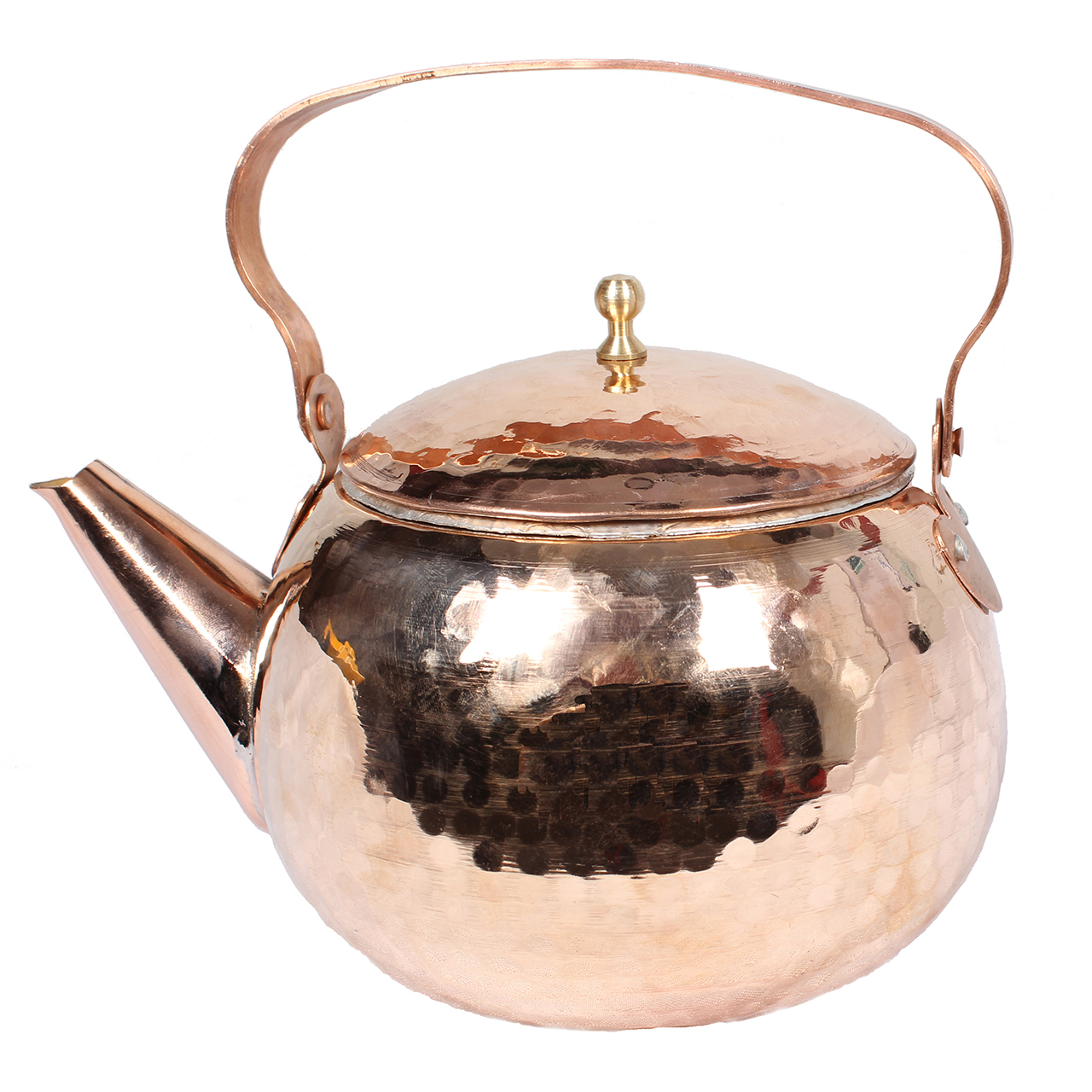 کتری مسی مدل توپی کد ZH72