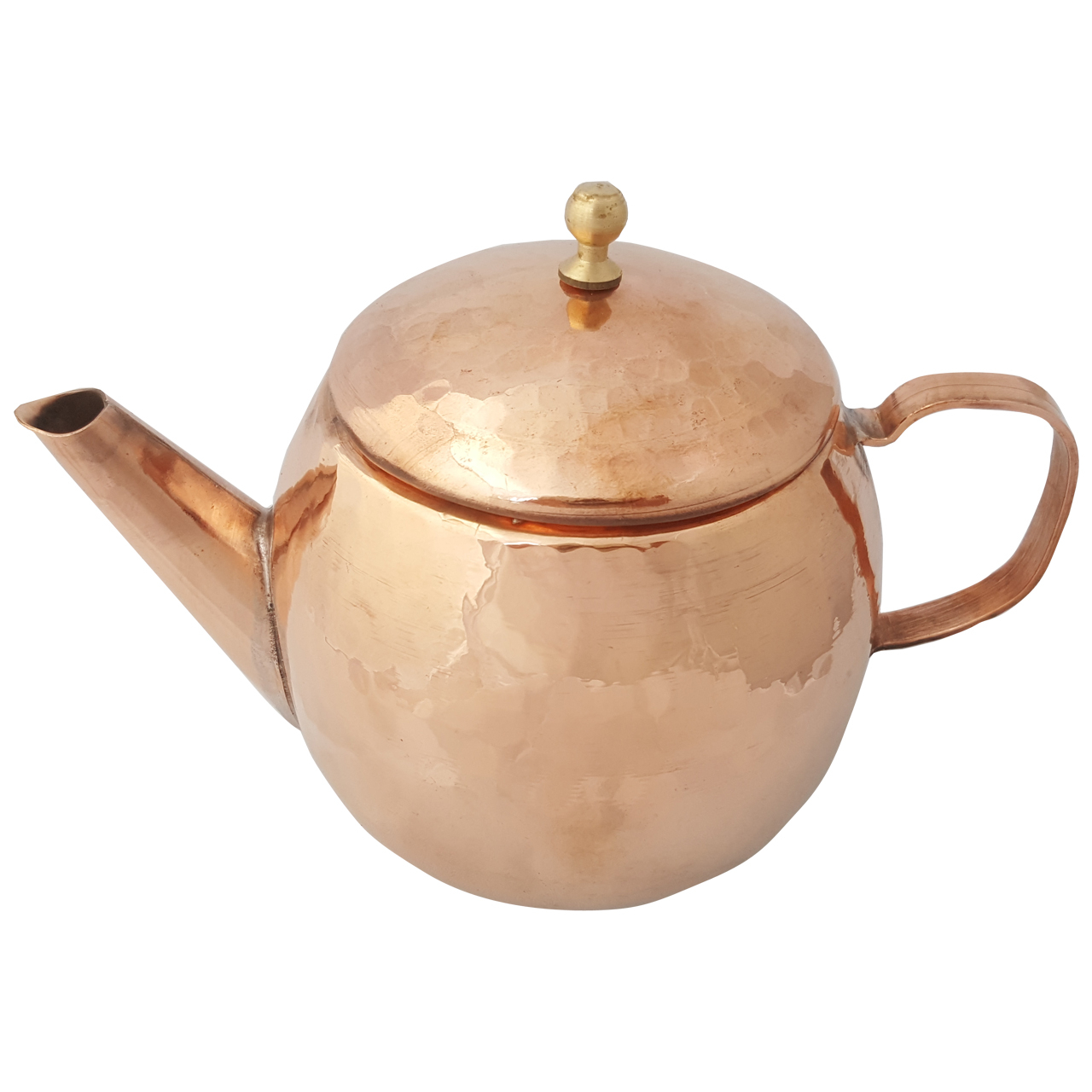 قوری مسی مدل توپی کد ZH73