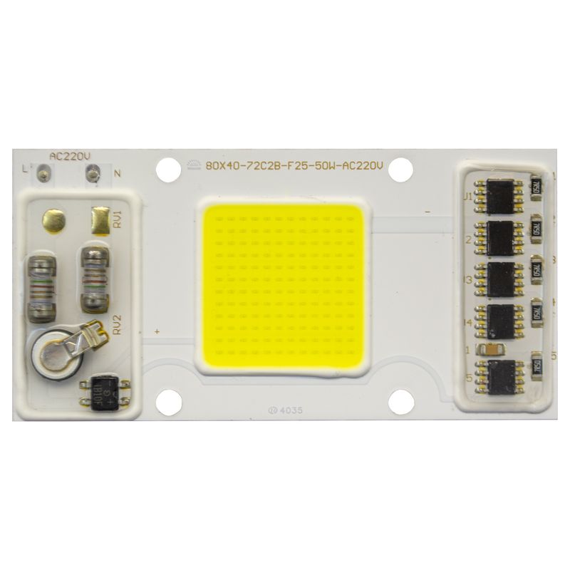 چیپ پرژکتور 50 وات مدل IC-72C2B بسته 2 عددی