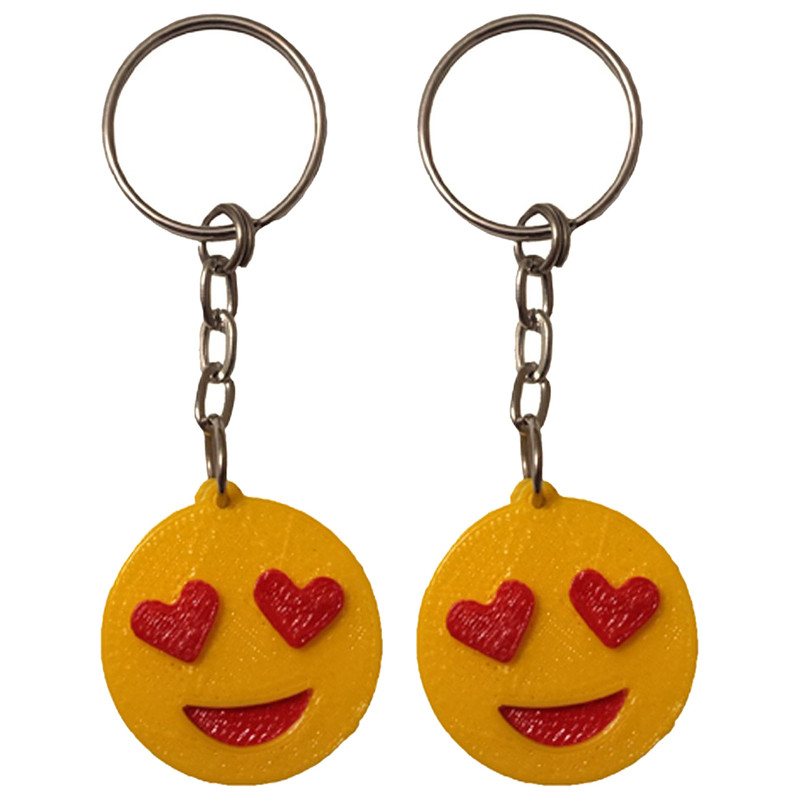 جاسوییچی طرح ایموجی مدل Heart Eyes بسته دو عددی