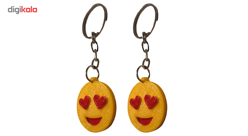 جاسوییچی طرح ایموجی مدل Heart Eyes بسته دو عددی