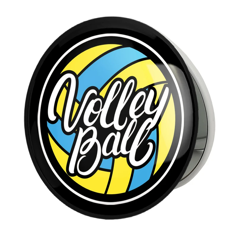 آینه جیبی خندالو طرح والیبال Volleyball مدل تاشو کد 26437 