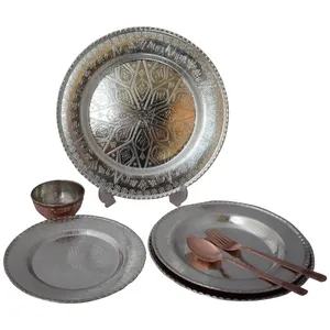 سرویس غذا خوری مسی 13 پارچه کد ZH78