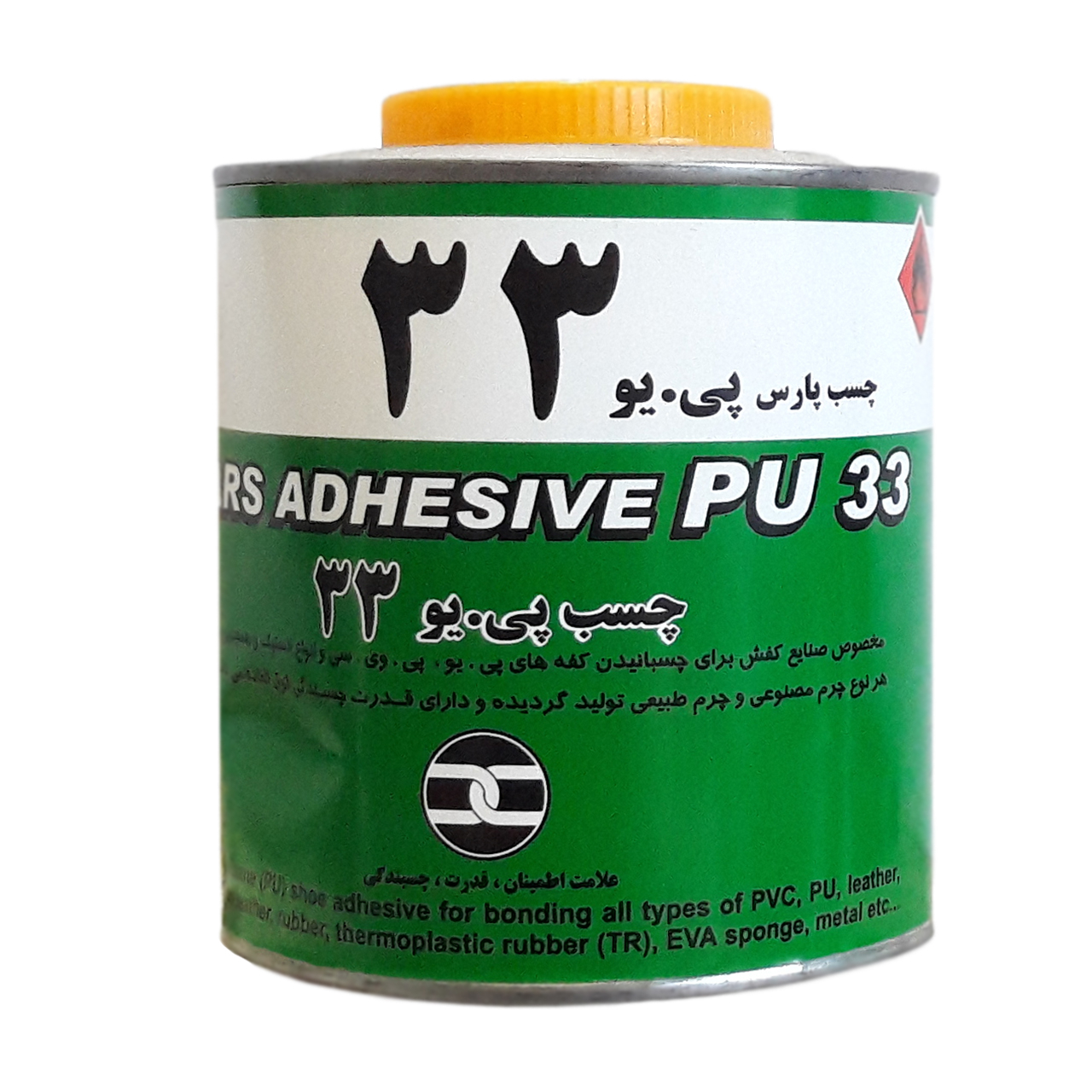 چسب پارس پی یو 33 مقدار 824 گرم
