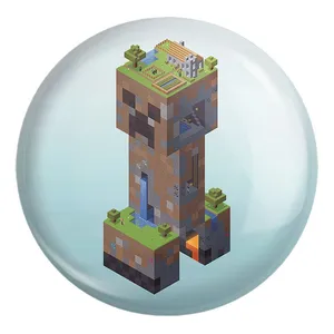 پیکسل خندالو طرح بازی ماینکرافت Minecraft کد 23247 مدل بزرگ
