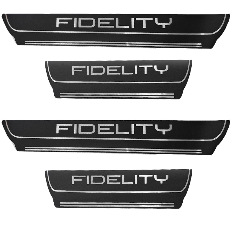 برچسب رکاب خودرو کالانیکس مدل REK-Fidelity-10750 مناسب برای فیدلیتی مجموعه 4 عددی