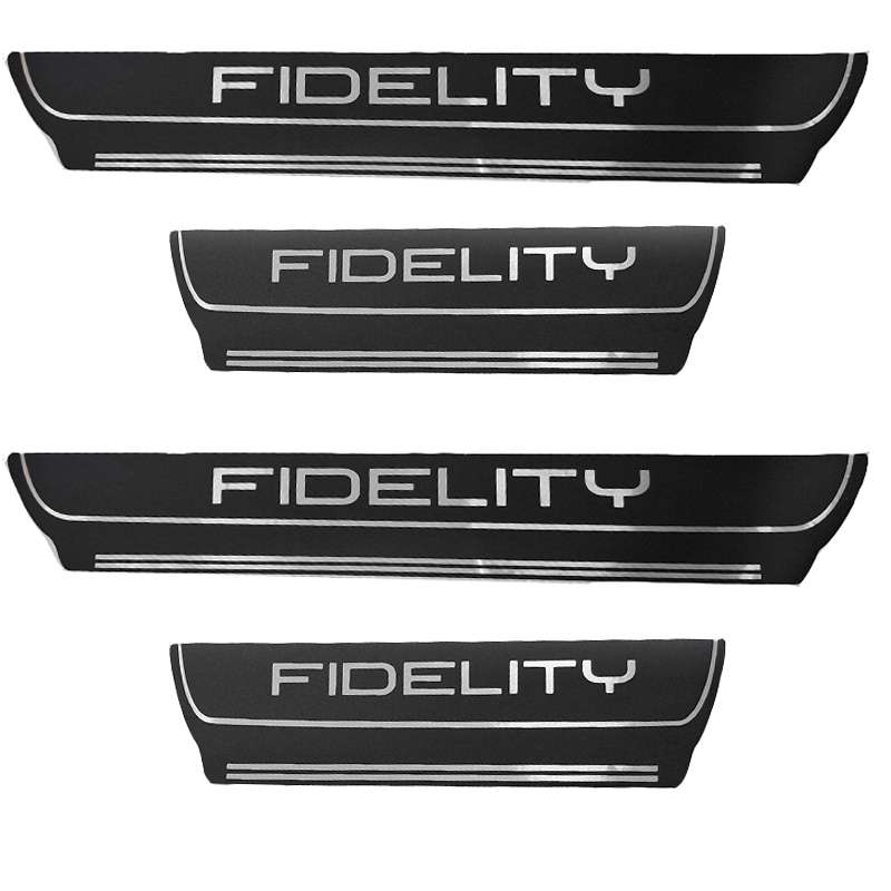 برچسب رکاب خودرو کالانیکس مدل REK-Fidelity-10750 مناسب برای فیدلیتی مجموعه 4 عددی