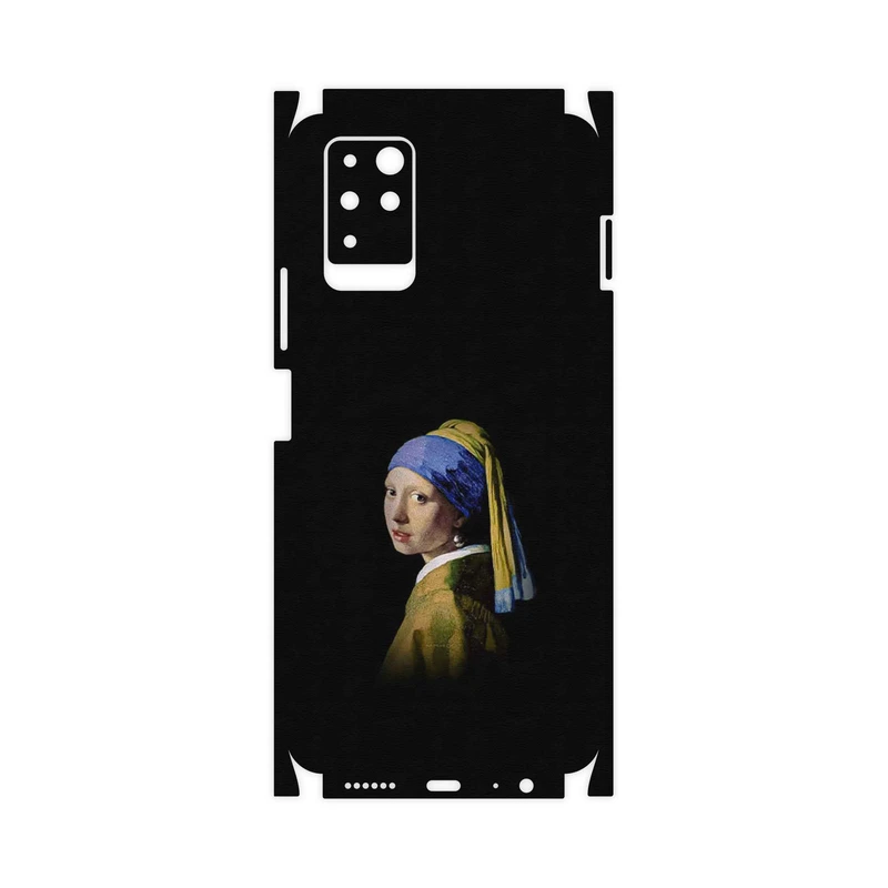 برچسب پوششی ماهوت مدل Girl with a Pearl Earring of Vermeer-FullSkin مناسب برای گوشی موبایل اینفینیکس Note 10