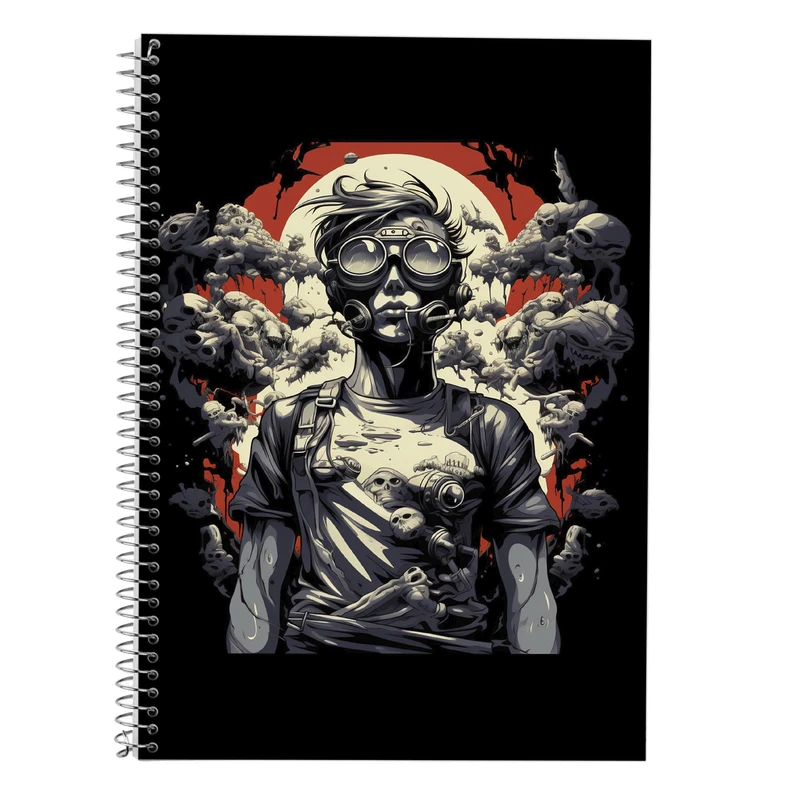 دفتر زبان 50 برگ مدوپد مدل سه خط طرح تایتان Titan کد DF11938