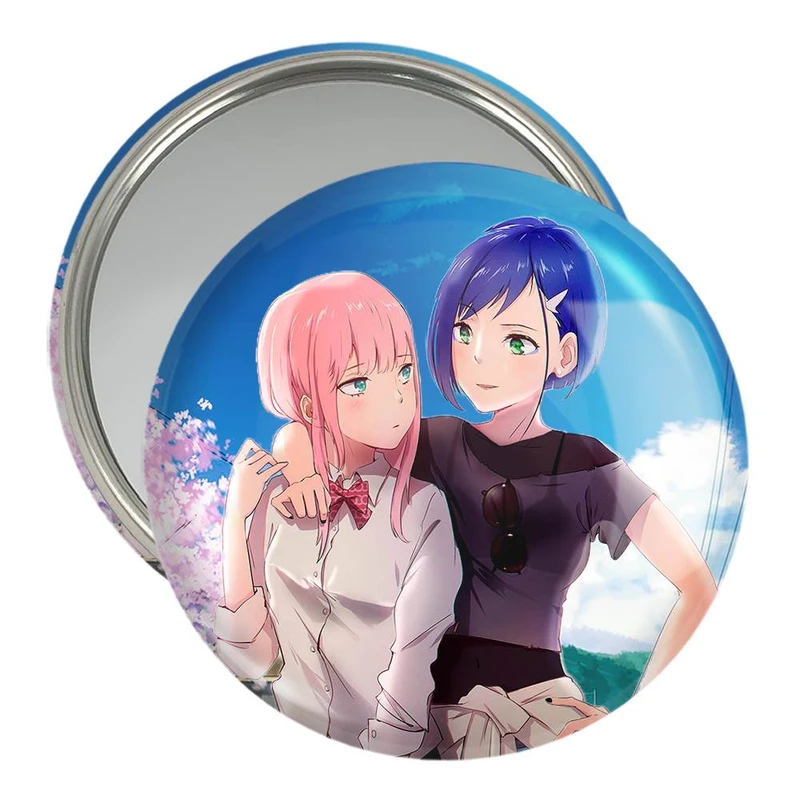 آینه جیبی خندالو مدل زیروتو و ایچیگو انیمه دارلینگ در فرنکس کد 12012