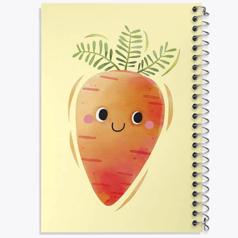 دفتر نقاشی 50 برگ خندالو مدل هویج کد 28423