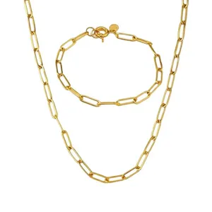 نیم‌ست طلا 18 عیار مردانه طلای کامک مدل اسپرت