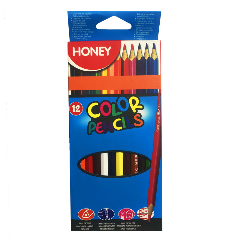 مداد آبرنگی 12 رنگ مدل 001