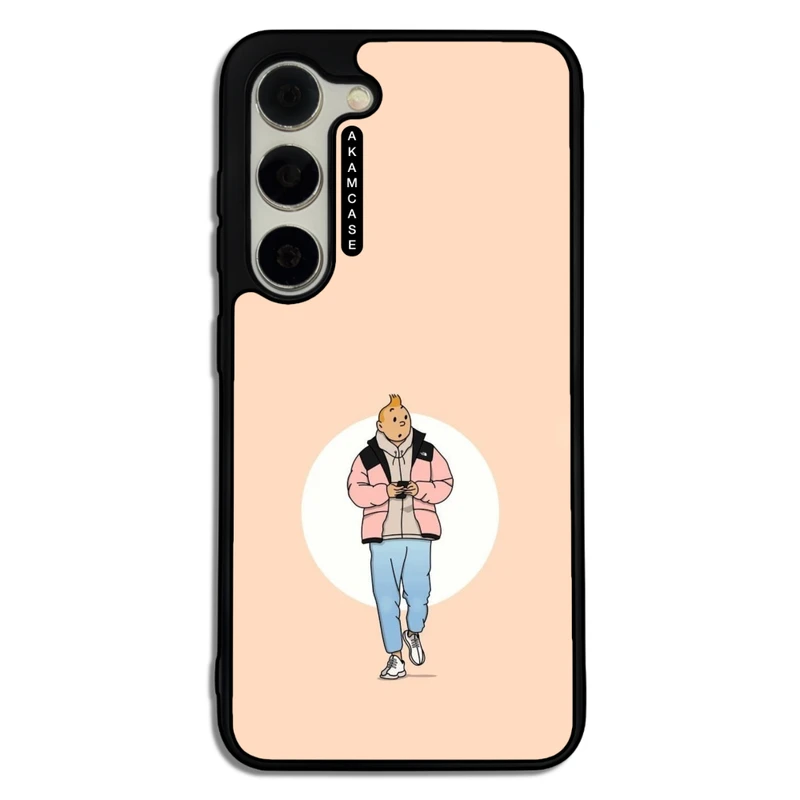 کاور آکام مدل AMC-WSGS23-TINTIN-11مناسب برای گوشی موبایل سامسونگ Galaxy S23