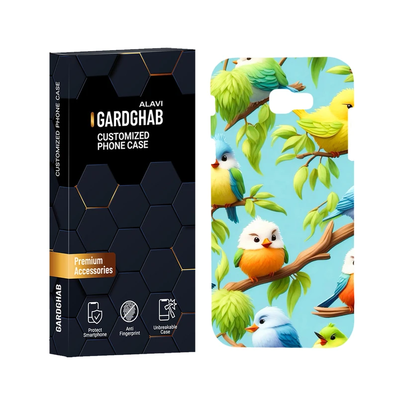 کاور گارد قاب علوی مدل حیوانات مناسب برای گوشی موبایل سامسونگ Galaxy A720 / A7 2017