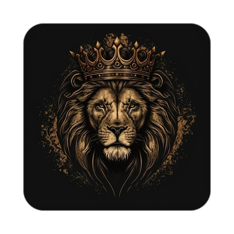 زیر لیوانی کاکتی طرح شیر مدل mp23370