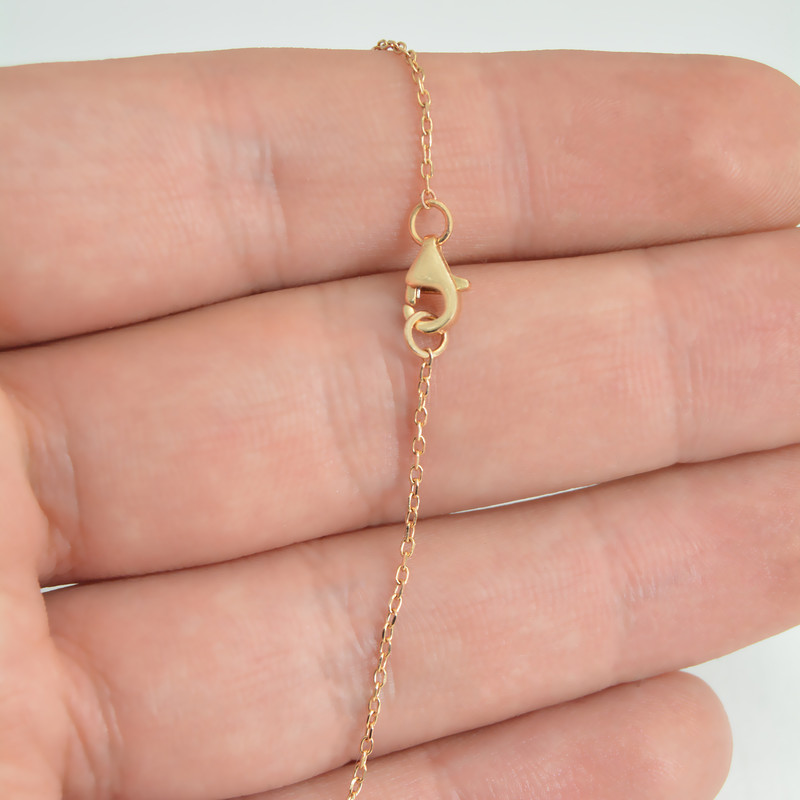 گردنبند طلا 18 عیار زنانه مدل مکعب گردنبند طلا 18 عیار زنانه مدل مکعب