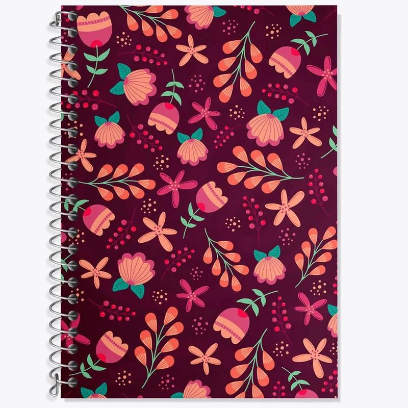 دفتر لغت 50 برگ خندالو مدل گل گلی کد 29081