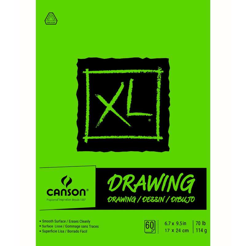 مقوا مداد رنگی کانسون مدل DRAWING کد 114gsm سایز 24 × 17 سانتی متر بسته 60 عددی