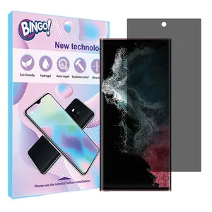 Bingo Tough model privacy screen protector suitable for Samsung Galaxy S22 Ultra 5G mobile phone