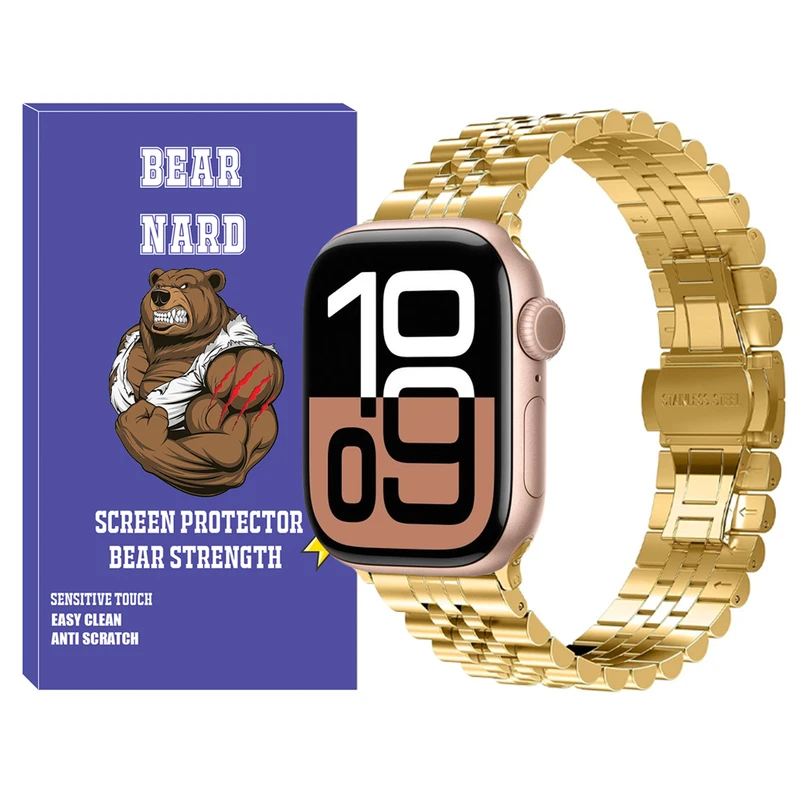 بند برنارد مدل 5Bead BR مناسب برای اپل واچ سری 10 سایز 42 میلی متری