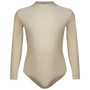 بادی آستین بلند زنانه ماییلدا مدل 3684-1395 رنگ کرم
