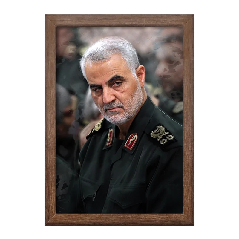 تابلو خندالو طرح سردار قاسم سلیمانی  کد 2607