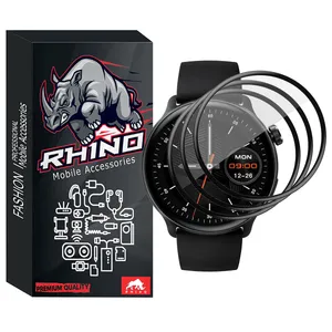 محافظ صفحه نمایش راینو مدل PMMA مناسب برای ساعت هوشمند میبرو لایت 2 بسته 3 عددی