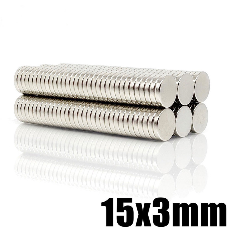 آهن ربا مدل نئودیمیوم دیسک کد D15x3mm بسته 2 عددی