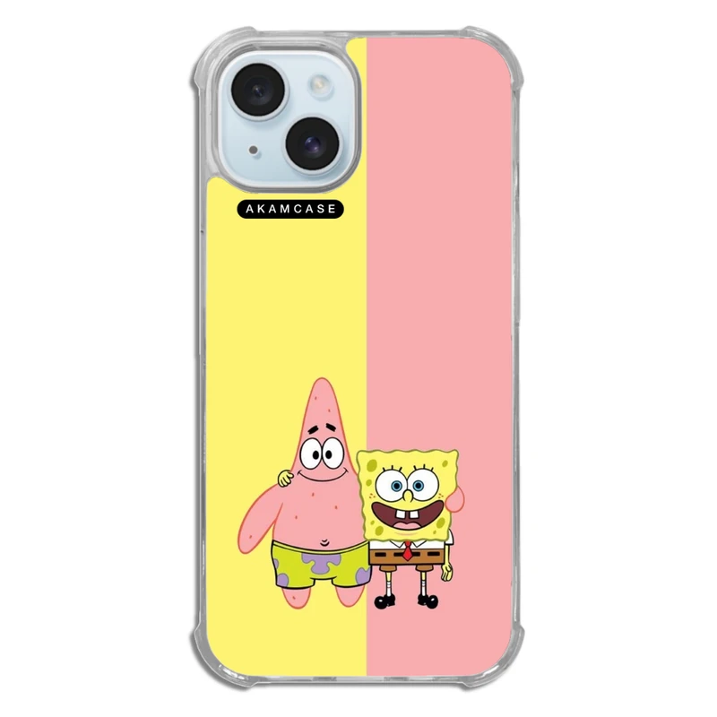 کاور آکام مدل AMC-WTA15-SPONGE BOB6 مناسب برای گوشی موبایل اپل iPhone 15