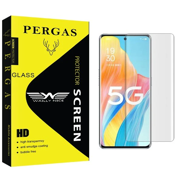 محافظ صفحه نمایش وایلی نایس مدل Pergas UV مناسب برای گوشی موبایل اوپو A1 Pro