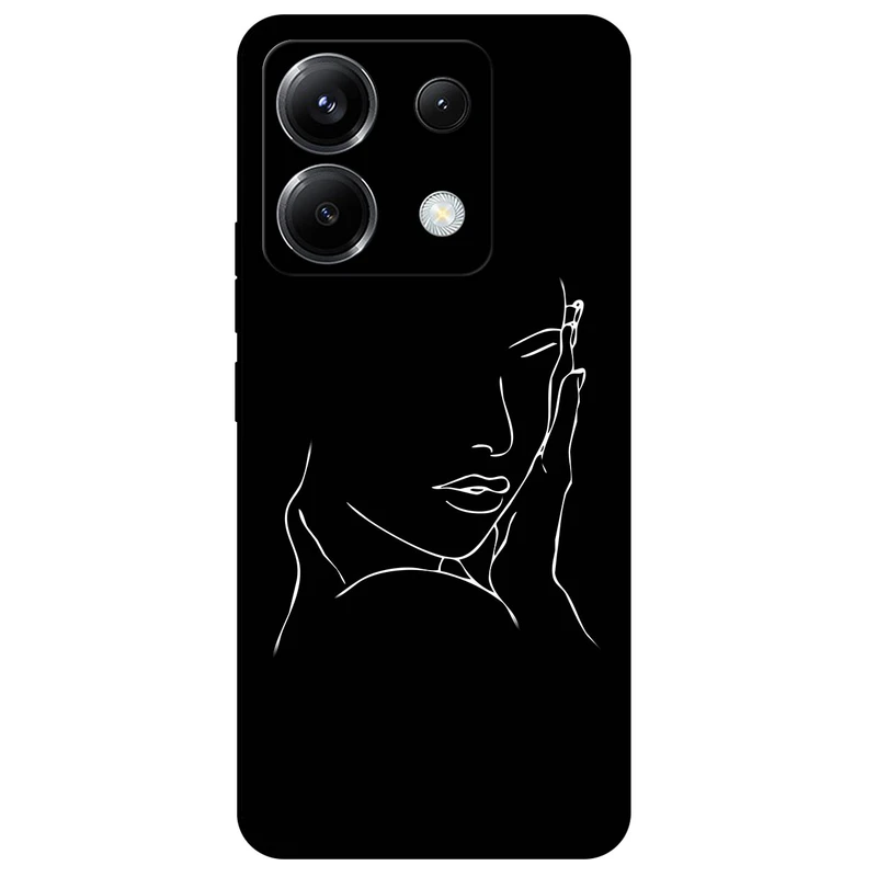 کاور مگافون طرح دخترانه مدل 8153 مناسب برای گوشی موبایل شیائومی Redmi Note 13 Pro 5G